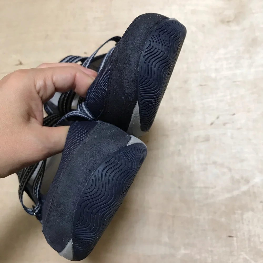 Dansko Women's Hazel Navy Suede Slip On Sneakers Size EU 42